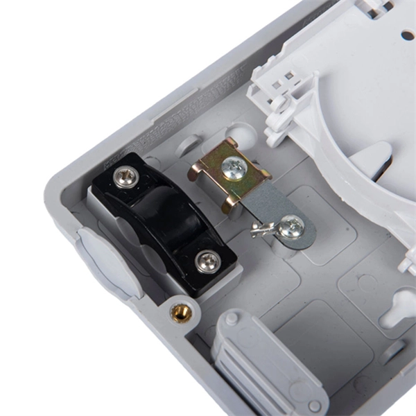 Low-voltage busbar fixing hardware
