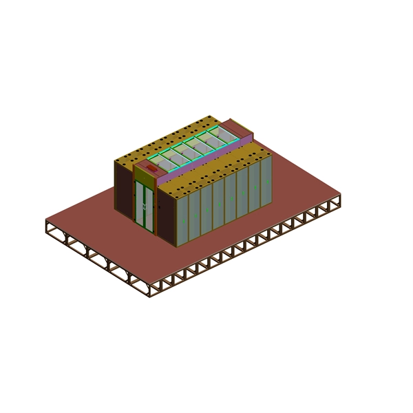 Tunnel cable tray with curvature
