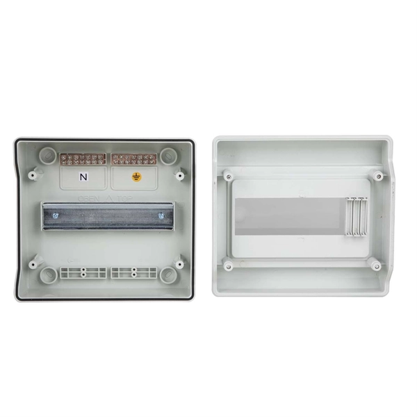 Fireproof baffle for household electrical distribution boxes